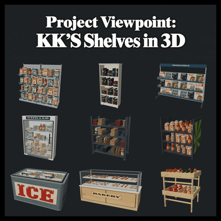 Project Viewpoint: KK's Shelves in 3D