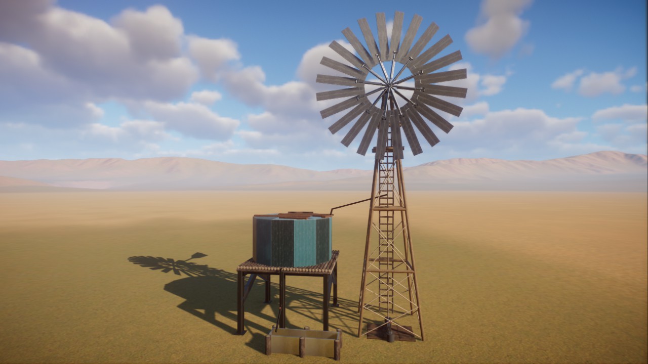 Australian Outback Windmill Waterpump
