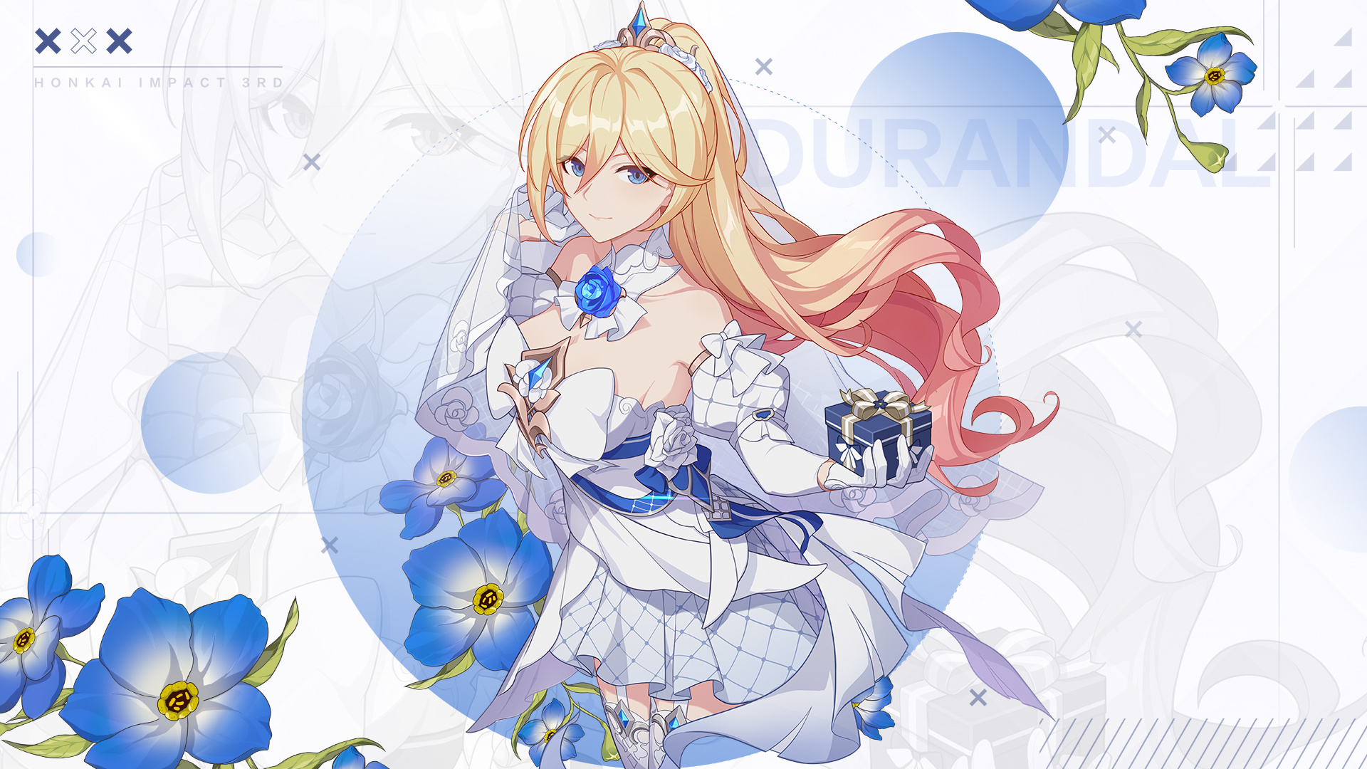 [WOTC] 崩坏三 幽兰黛尔 十字星的约定  Honkai Impact 3 Durandal wedding dress preview