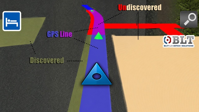 [ProMods] Undiscovered ETS2 Roads (Transparent GPS Line) preview