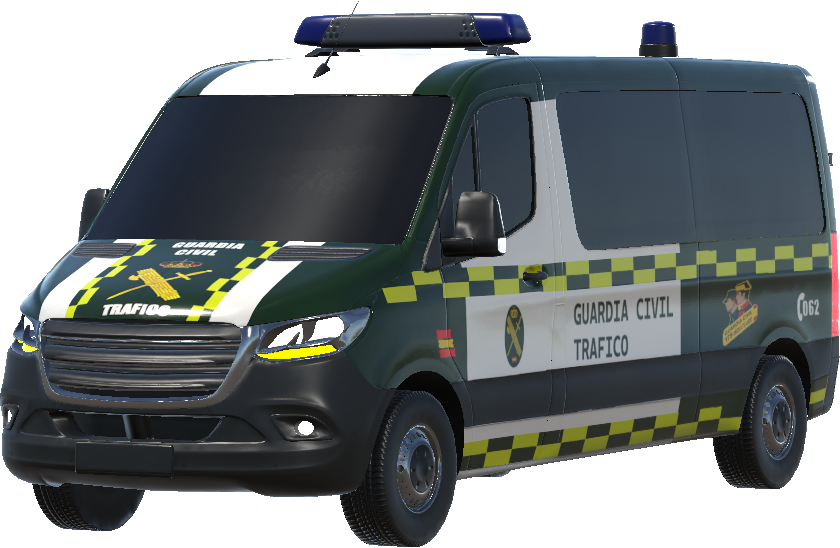 Guardia civil de trafico Furgon atestados (españa) / Spanish highway police investigation unit