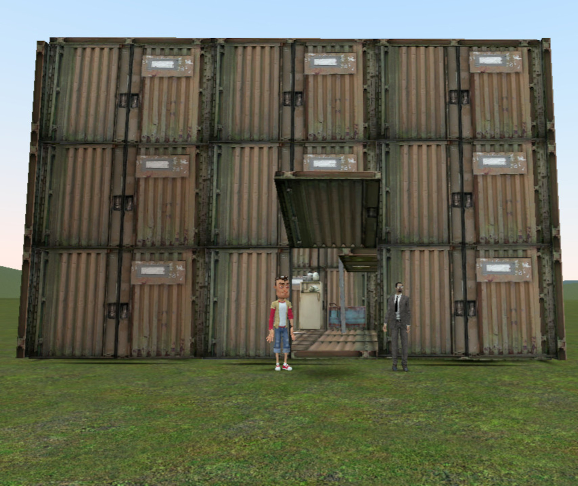 Spycakes and Beautiful O.B's zombie survival base