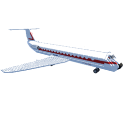 Softbody AIR LINER DC-9-10 Itavia flight 870 [REMASTERED]