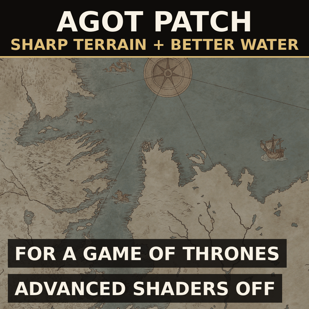 AGOT Patch for Sharp Terrain & Better Water
