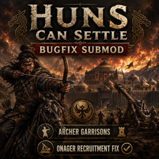【Submod】PGB's Huns Can Settle - Bugfix preview