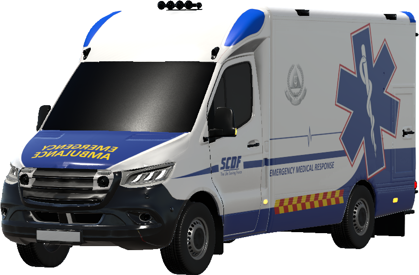 SCDF 7th-Generation Ambulance