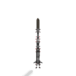 MPL Moon planet lander with rocket new