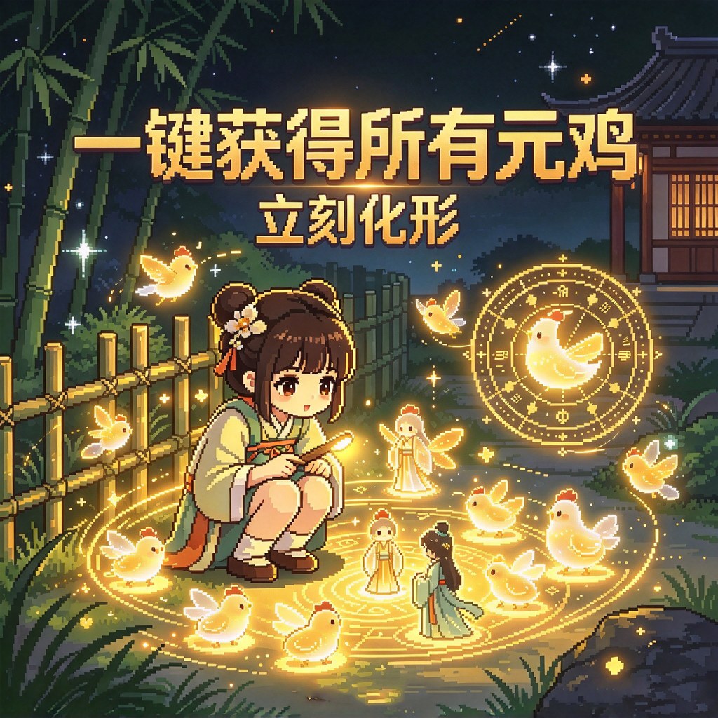 获得全部元鸡和极速化形 preview