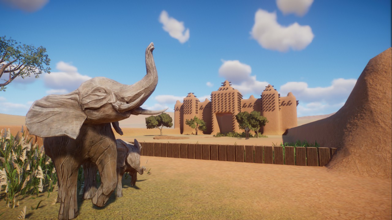 African elephant habitat