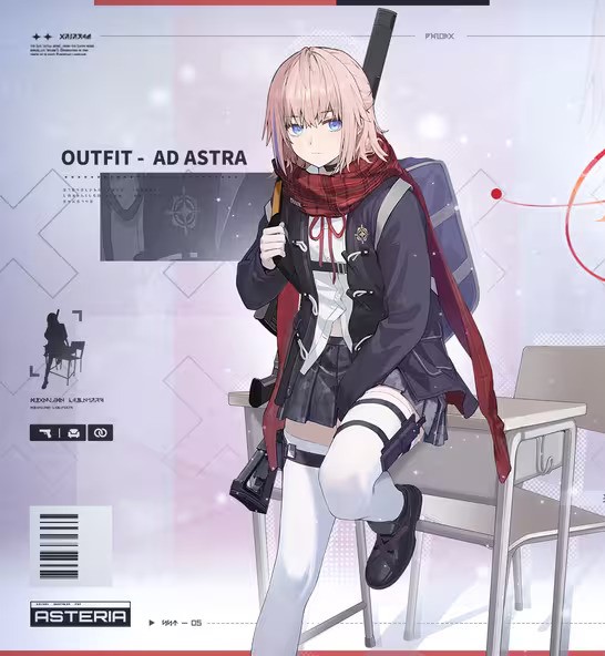 少女前线2：追放 阿斯缇亚 冬夜星途 Girls' Frontline 2: Exilium Asteria Winter Night Starpath