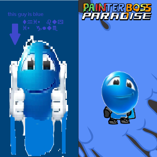 blueballs emoji man