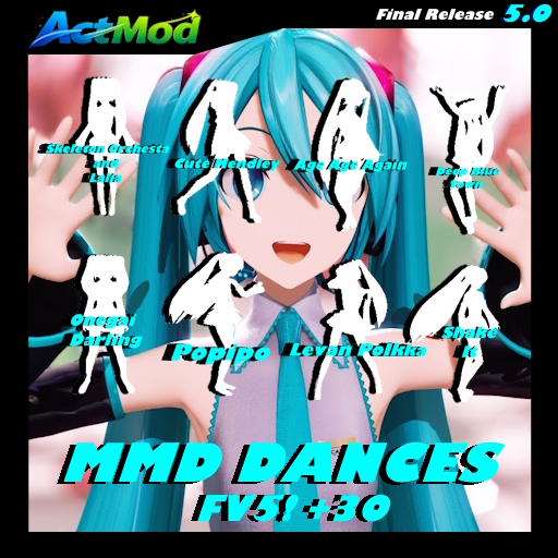 ( ACTMOD ) MMD EMOTES PACK! +30