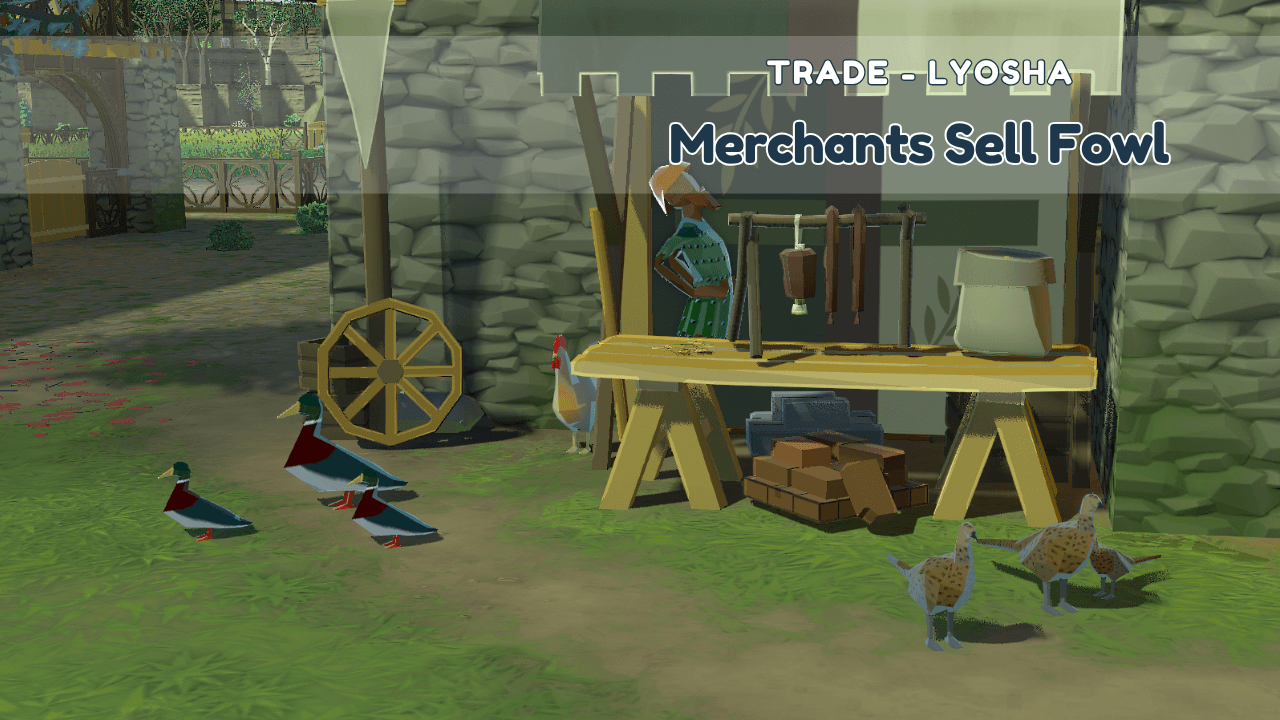 Trade - Merchants Sell Fowl