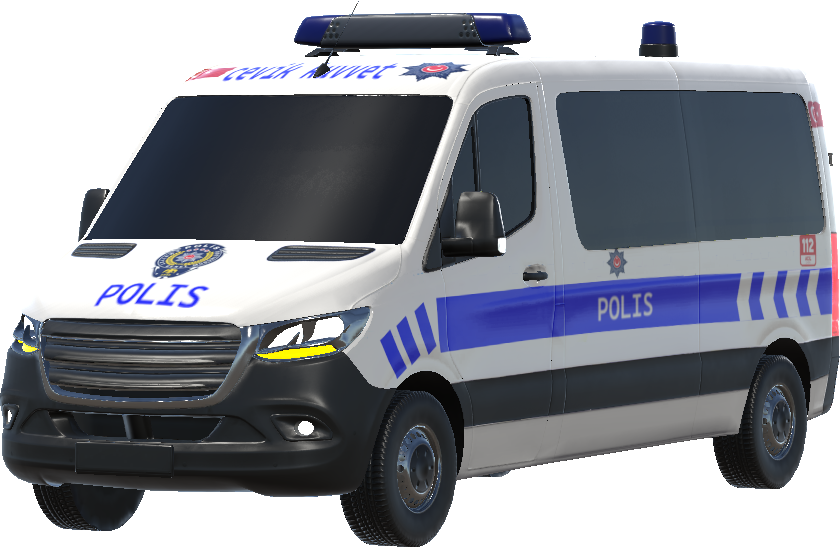 türkish police van