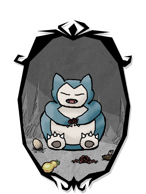Snorlax - Playable Character. – Don't Starve Together Mod