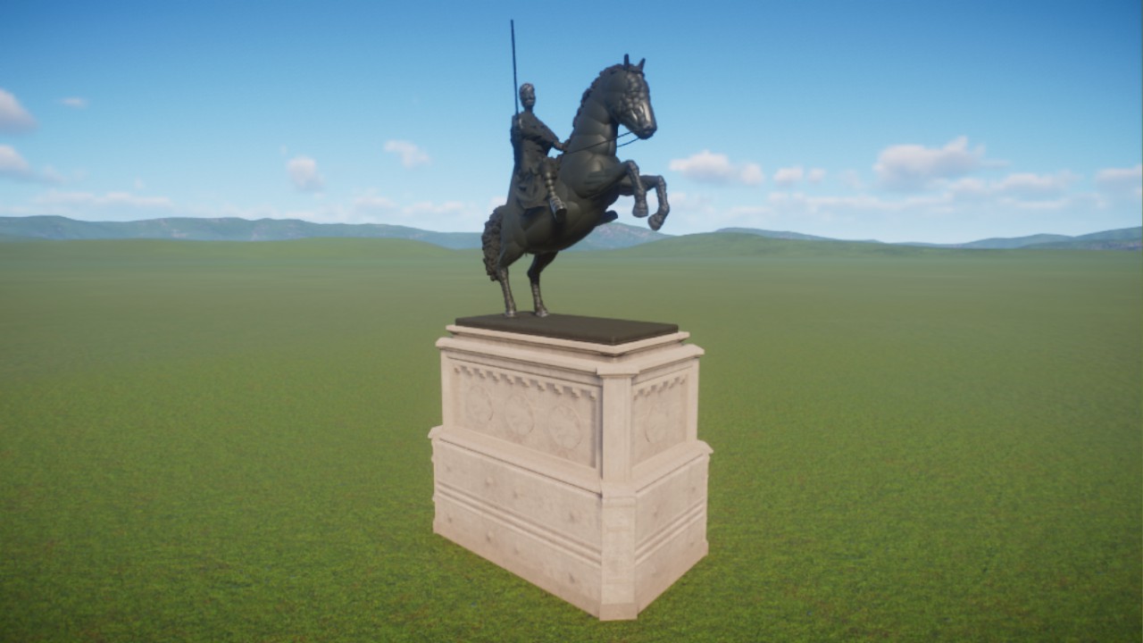 Equestrian Statue by NoaBo1