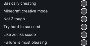 Stupid Difficulty Names