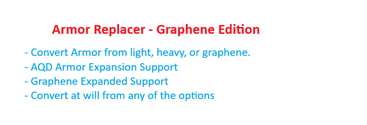 Armor Replacer - Graphene Edition