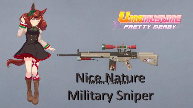 Umamusume Pretty Derby: Nice Nature Military Sniper Reskin preview