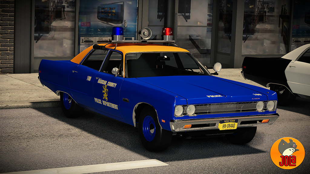 Livery Plymouth Fury - Nassau County PD