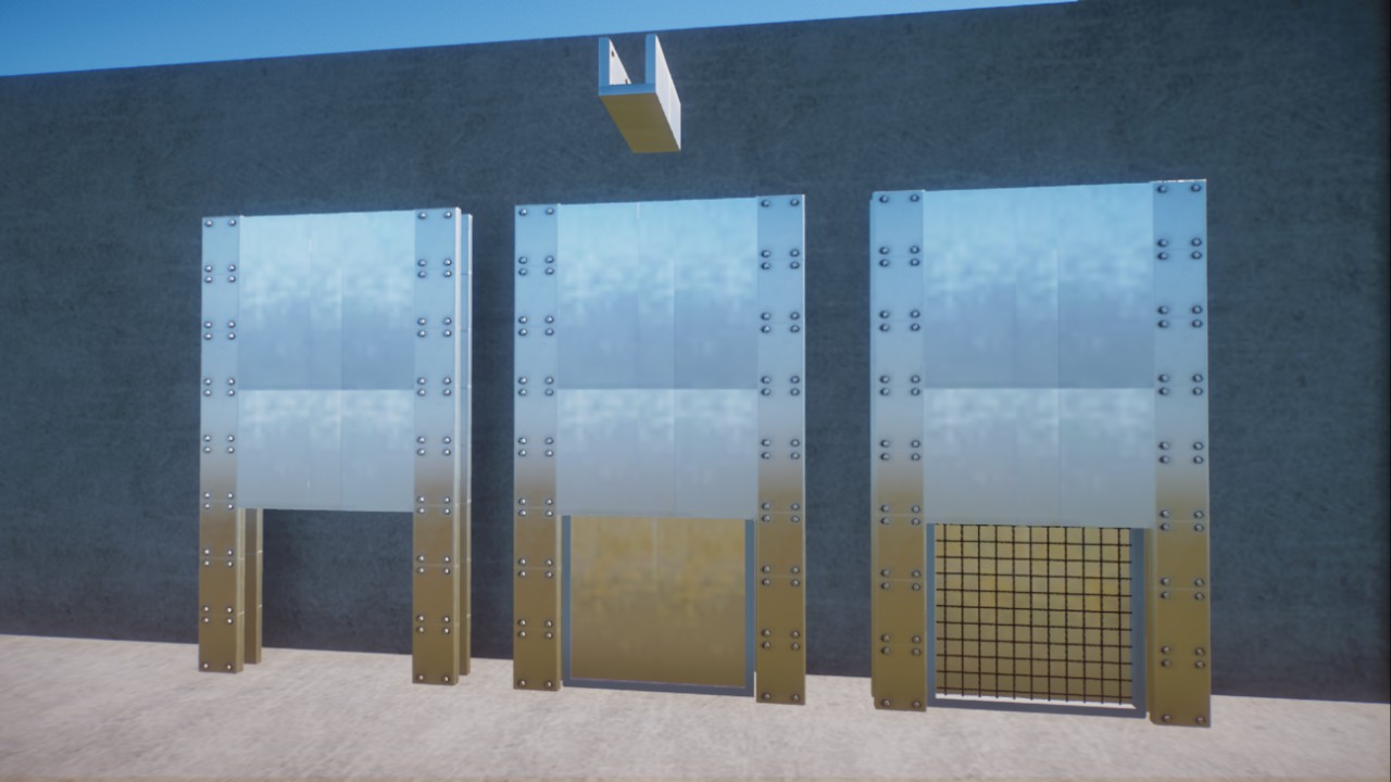 Double guillotine gate preview