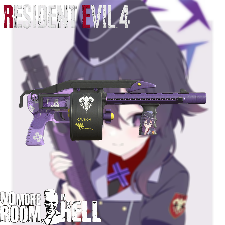 【RE4R】Striker-12 Shotgun (Haruka Igusa Themed Skin)