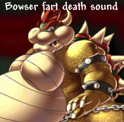bowser fart death sfx
