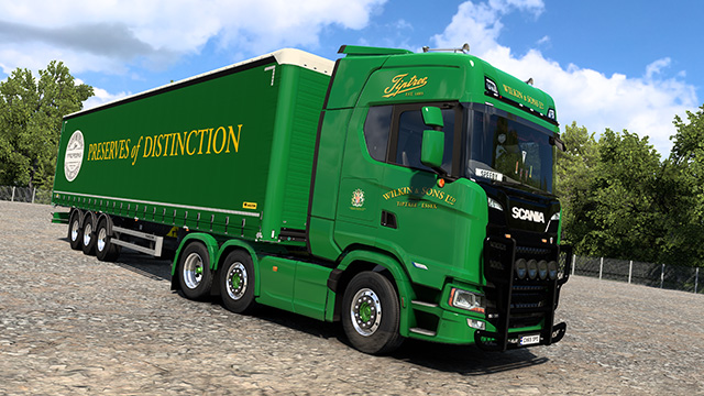 Wilkin & Sons - Scania S & WIelton Trailer