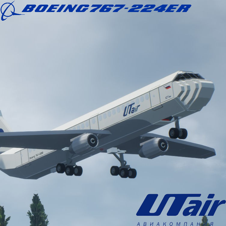 Softbody AIR LINER Boeing 767-224ER UTair