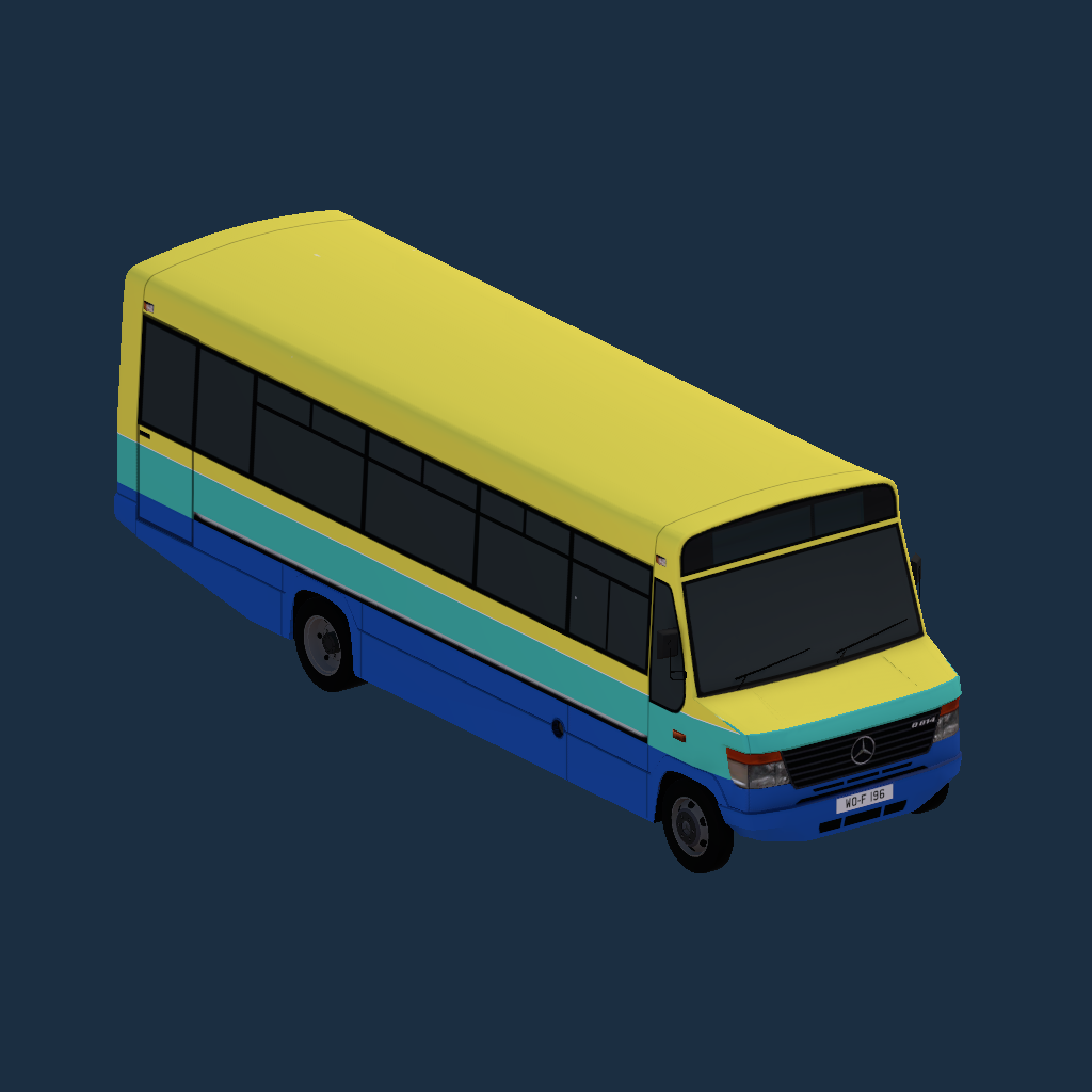 Mercedes-Benz O814D Plaxton Beaver 2 8.5m Norfolk Green Coasthopper Unbranded