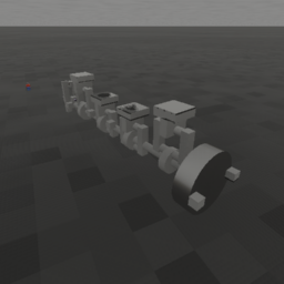 Working Piston Engine, Press B to activate
