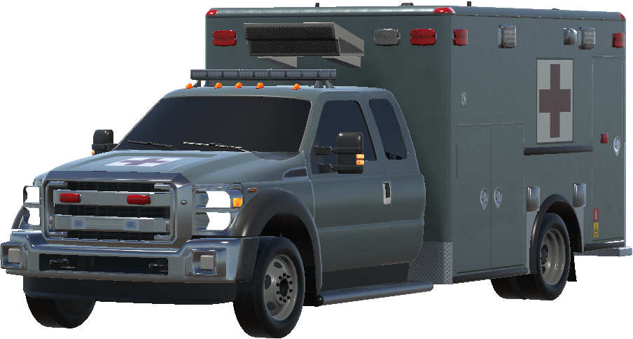 Swedish Military Ambulance (Blue)