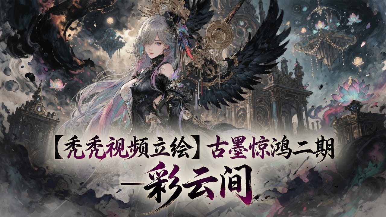 【秃秃视频立绘】古墨惊鸿二期-彩云间（1*女立绘+NPC+独立战斗小人）