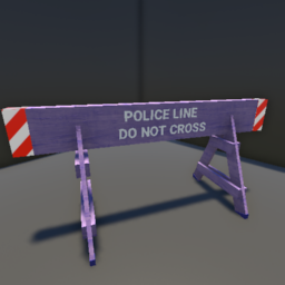 Police barricade preview