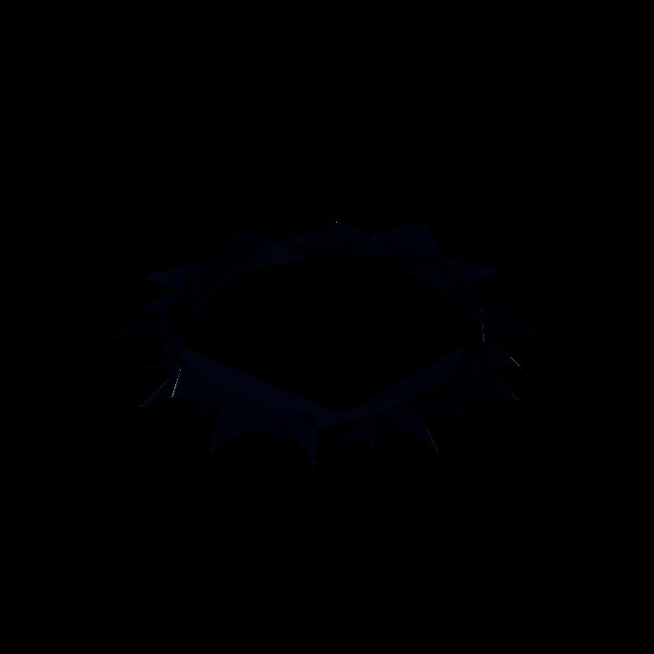 A glowing sigil - black circle 2