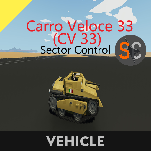 Carro Veloce 33 (CV 33) Tankette   Sector Control
