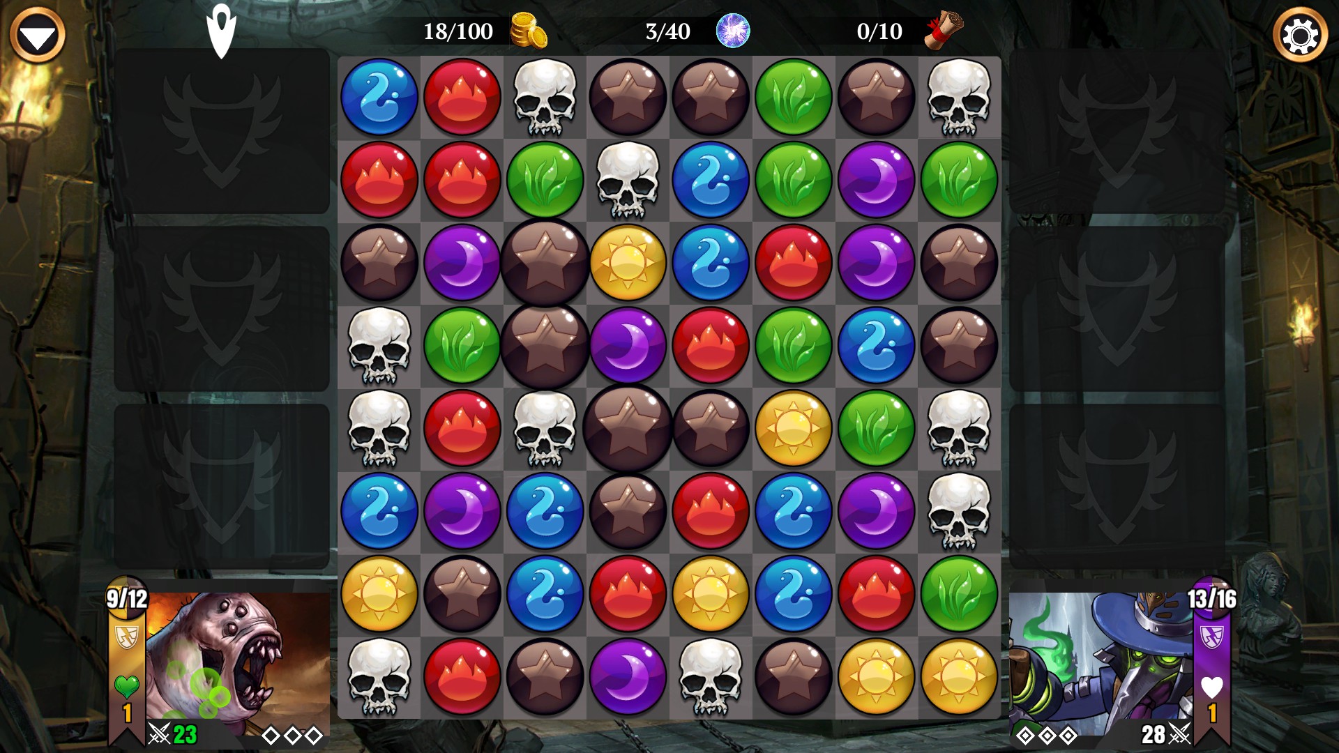 Геймплей Gems of War