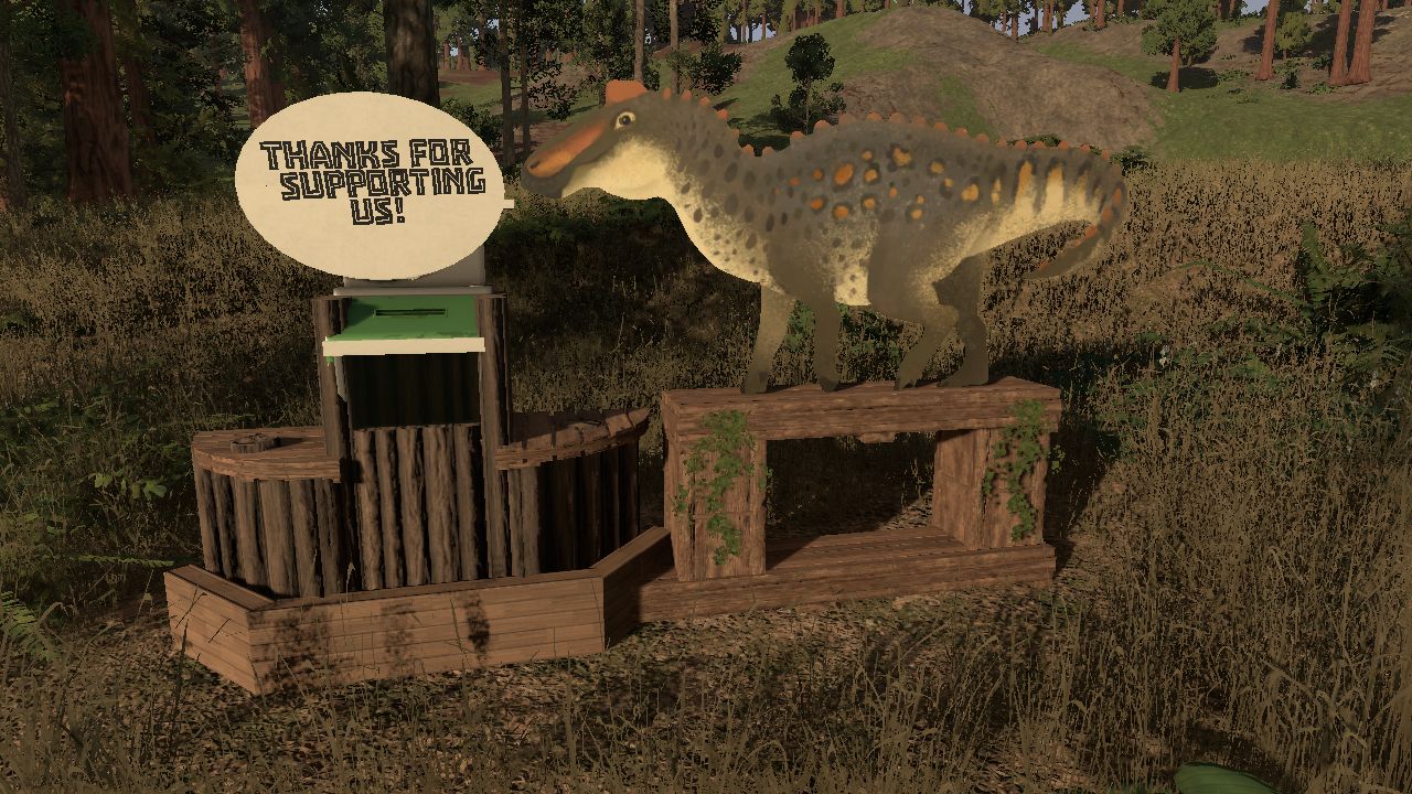 Edmontosaurus "Thank You" Donation Box