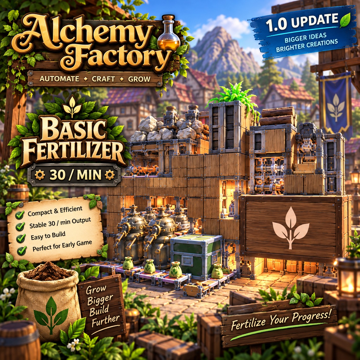 [1.0] Basic Fertilizer Factory 30/min