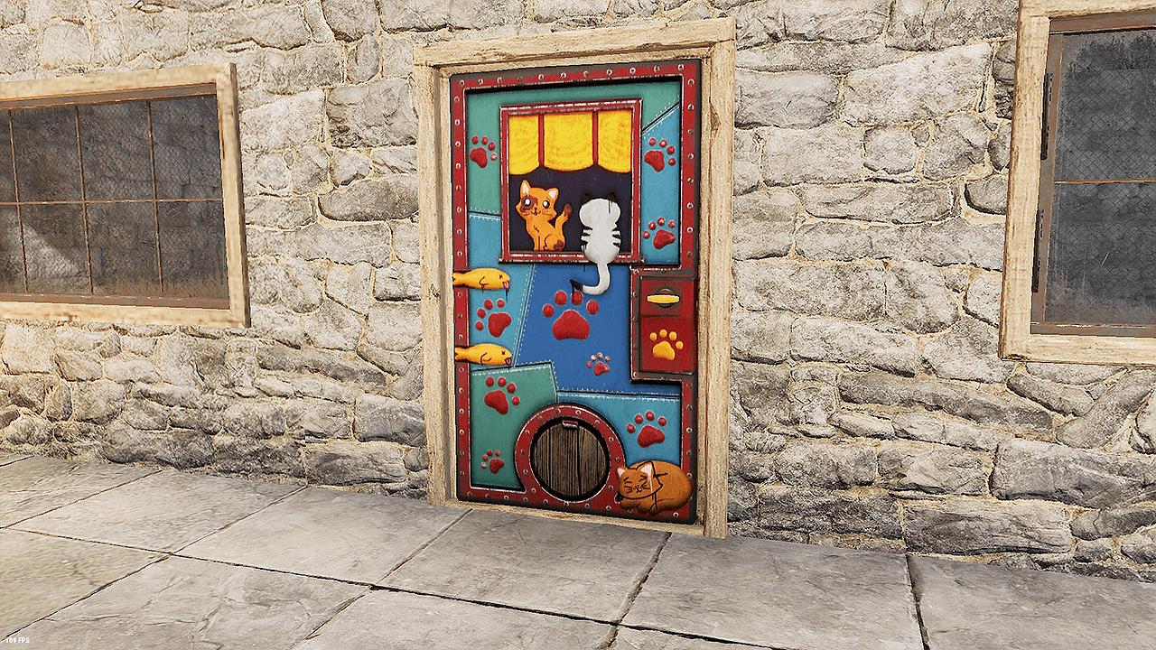MeowMeow Sheet Metal Door
