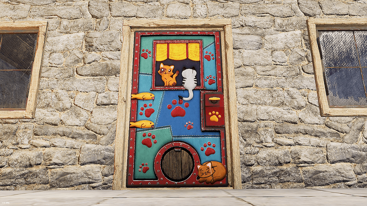 MeowMeow Sheet Metal Door