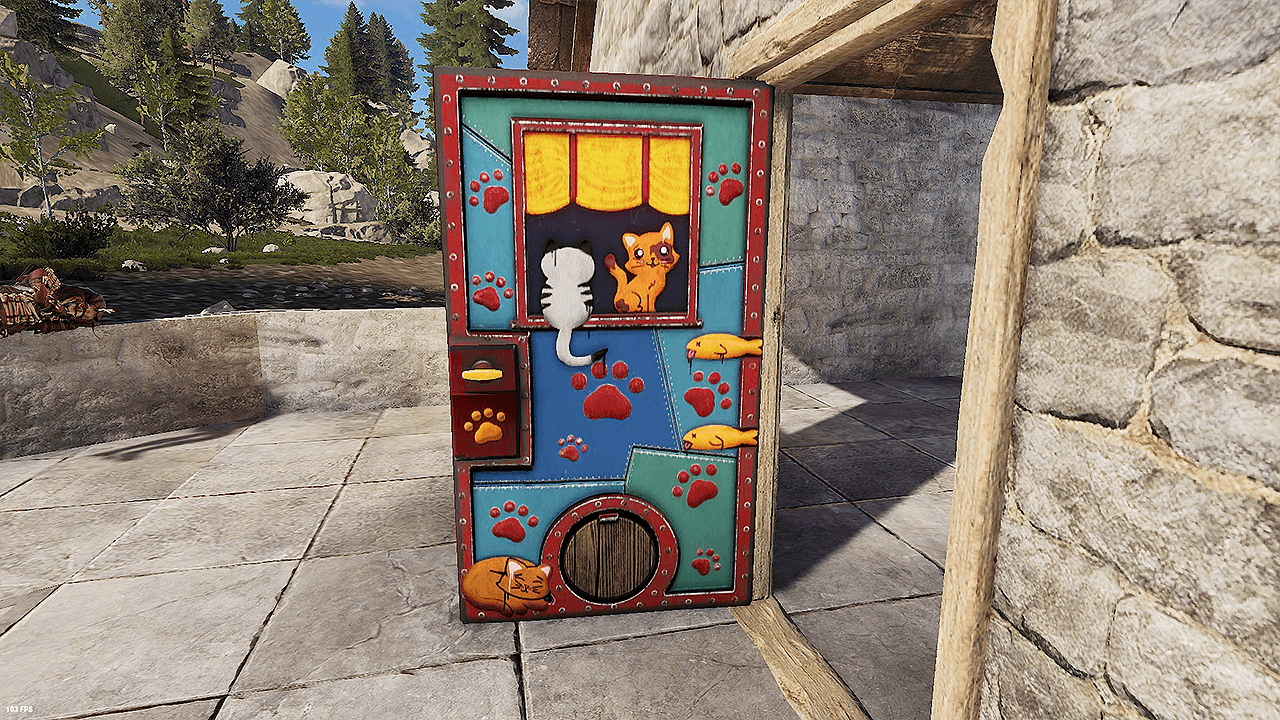 MeowMeow Sheet Metal Door