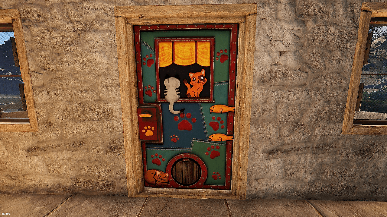 MeowMeow Sheet Metal Door