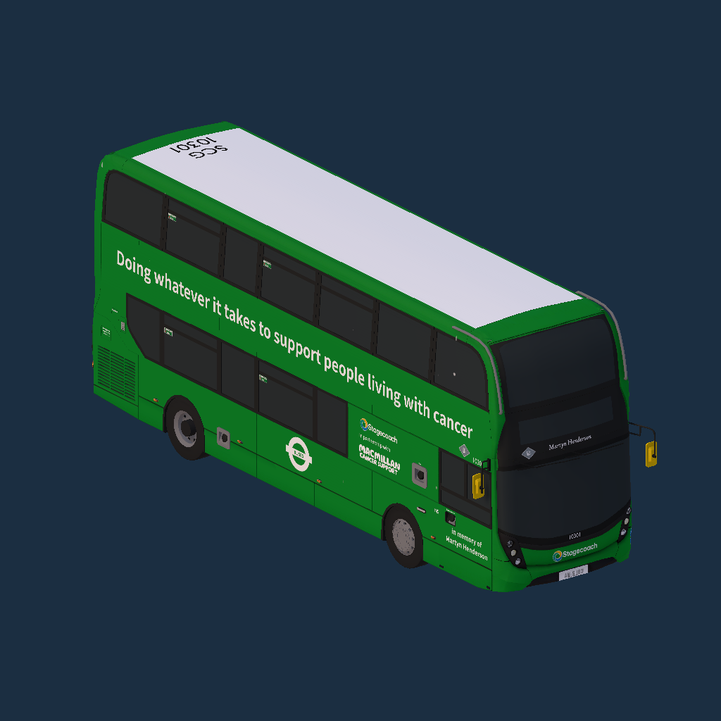 Stagecoach London Macmillan Cancer Support Enviro 400 MMC