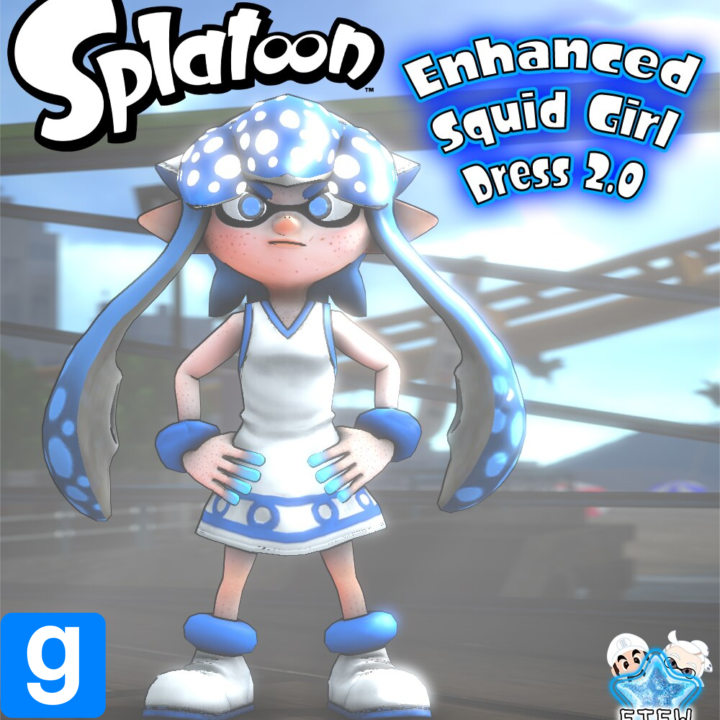 [Splatoon Enhanced] Squid Girl Dress Tunic 2.0