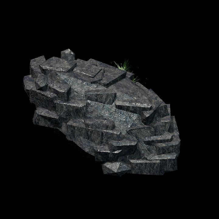 Jungle Ruins - rubble or rock 4