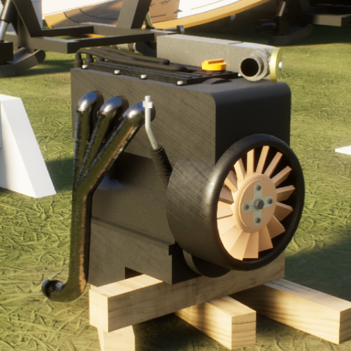 Aircooled I3 Engine