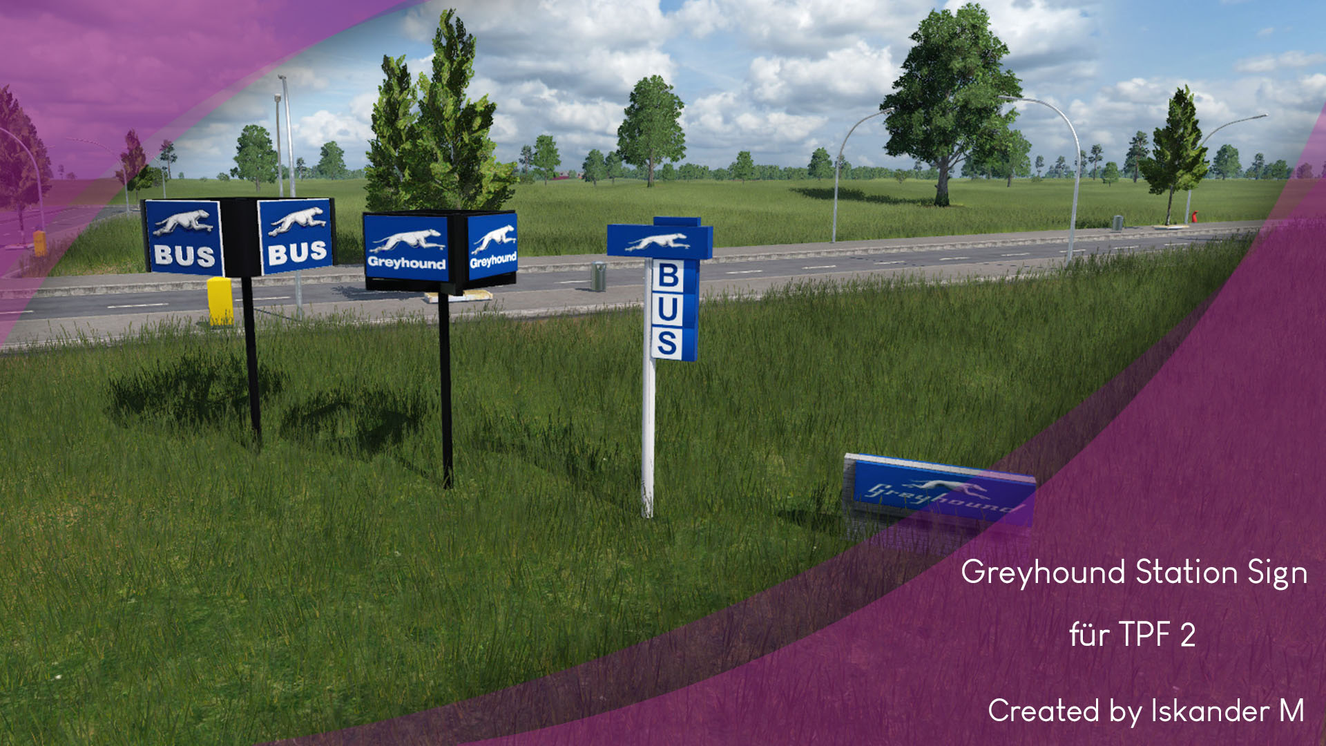 Greyhound Bus Station Sign