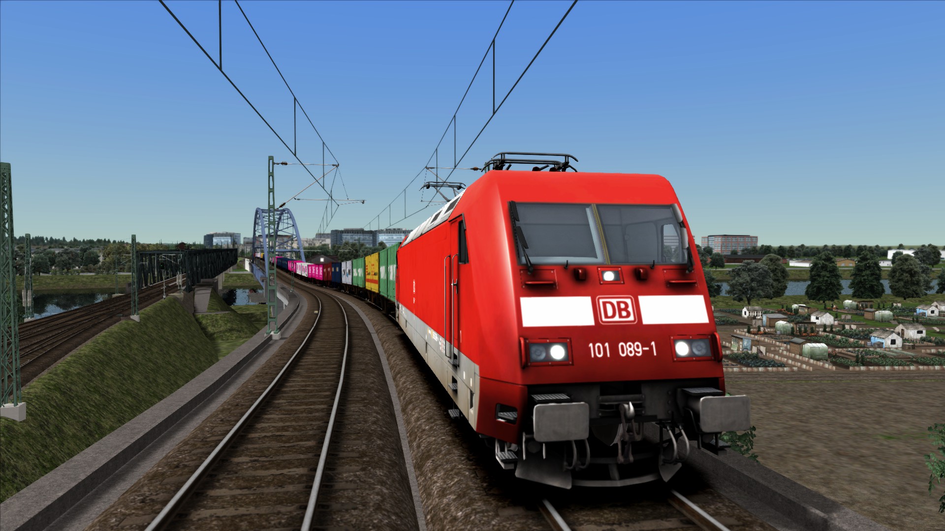 185-121-1 Freight service Part 1 Frankfurt to Opelwerk