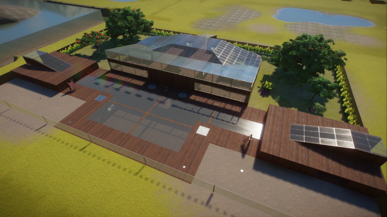 Komodo House Habitat / Underground view preview